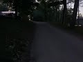 My friend going down the big hill with his bike