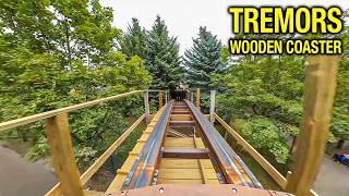 Tremors - Front Row Pov - Silverwood Wooden Roller Coaster