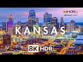 Kansas City, Missouri, 8K USA 🇺🇸 HDR Dolby Vision 60 FPS Drone View