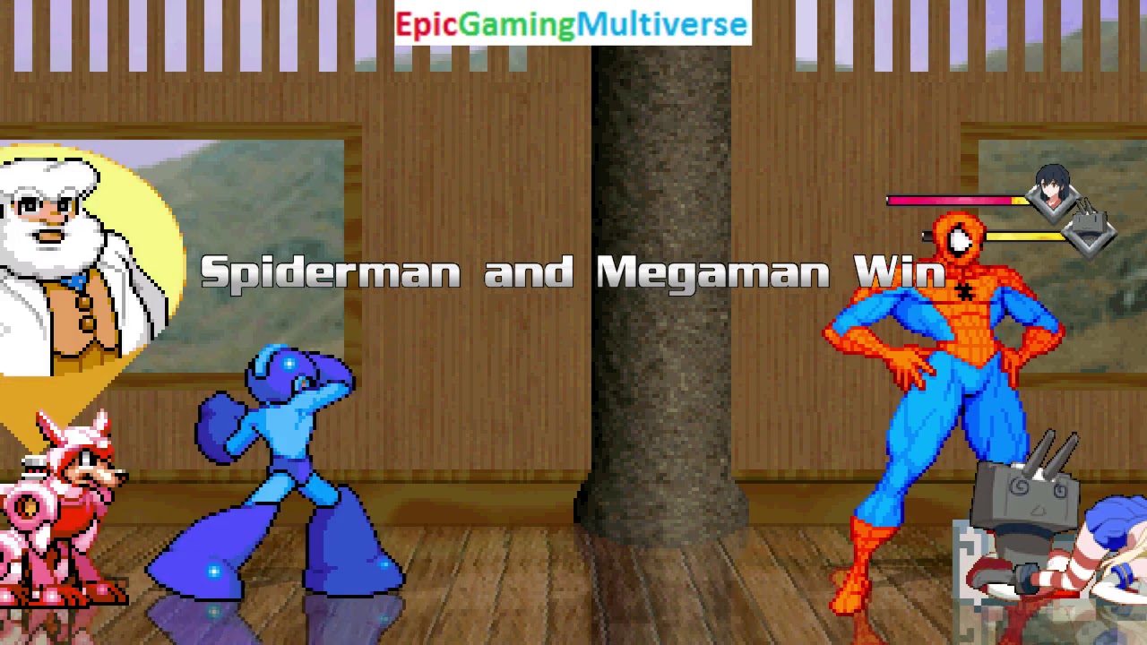 Spider-Man And Mega Man VS Tom Cat And Shimakaze In A MUGEN Match / Battle / Fight