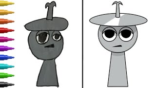 How to Draw Clukr | Incredibox Sprunki Character Design &amp; Digital Illustration 🎨✨ #sprunki 