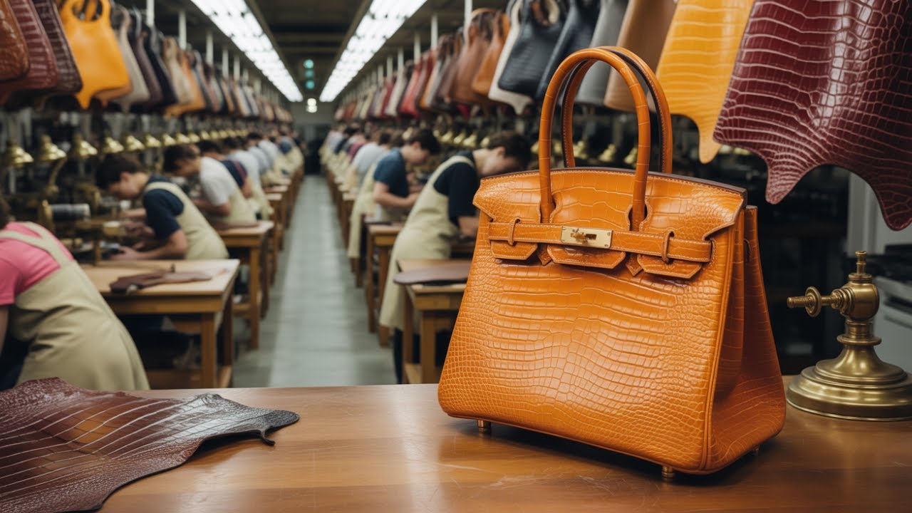 Inside the Hermès Factory: The Secret Process Behind a $10,000 Birkin Bag