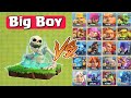 BIG BOY vs All TROOPS!! Clash of Clans Halloween Special