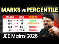 JEE Main 2026 : Expected Marks vs Percentile Analysis🔥| JEE 2026 January Attempt | Harsh Sir