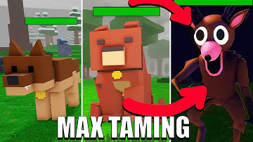 99 Nights in the Forest TAMING All Mobs DEER/KIDS/RAM/BEAR/OWL | Roblox