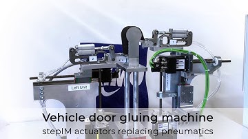 STXI integrated motors in a gluing machines by FRIMO