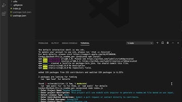 NodeJS Readme.md Generator