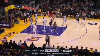 Los Angeles Lakers vs nuggets NBA highlights.