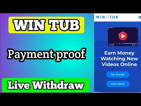 My First Withdraw Wintube 1000% || Real Website 2021