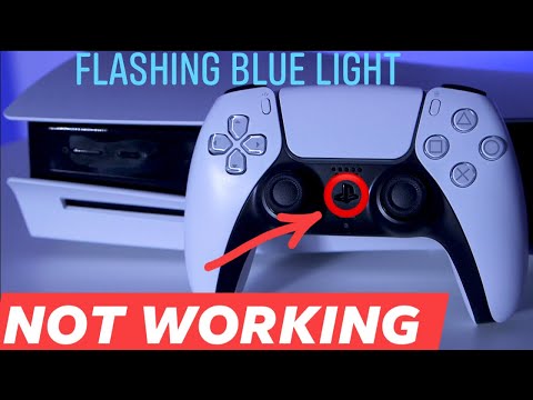 How to fix PS5 Dualsense Controller WORKING / Flashing Blue Lights Won't Connect - YouTube