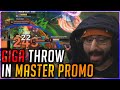 GIGA THROW IN DER MASTER PROMO?! | Stream-Highlight [edit. Gameplay]