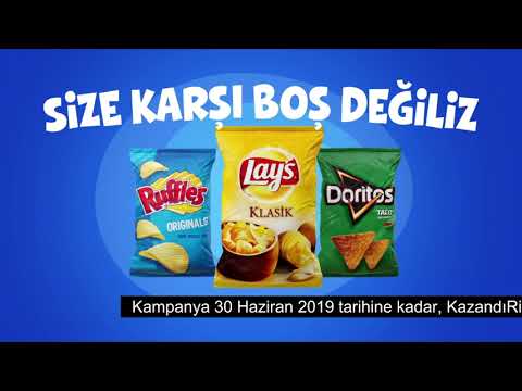 KazandıRio uygulaması ile Lay’s, Ruffles ve Doritos paketlerinde boş yok!