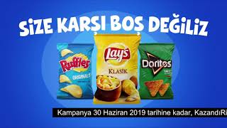 KazandıRio uygulaması ile Lay’s, Ruffles ve Doritos paketlerinde boş yok! Resimi