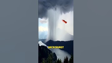 MICROBURSTS ARE INSANE!!      #science #weather #facts