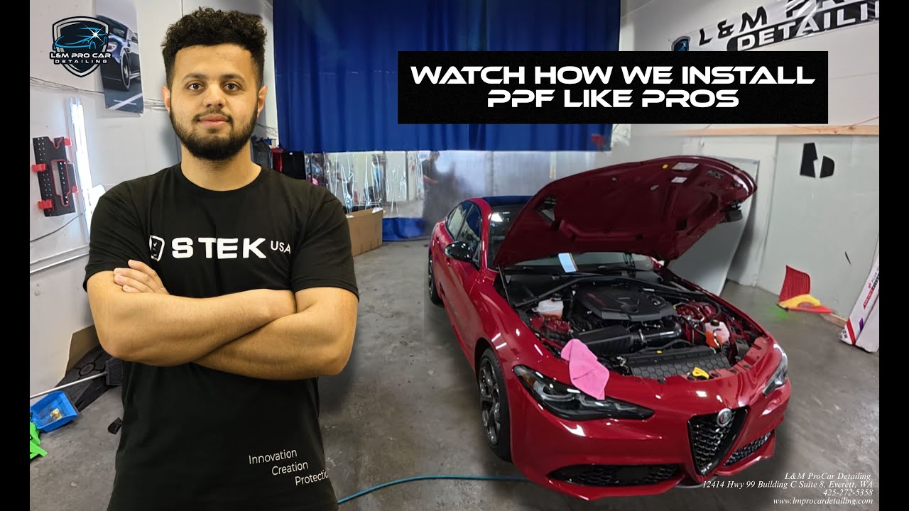 How We Install Fender Paint Protection Film (PPF) | Step-by-Step by L&M ProCar Detailing Everett WA