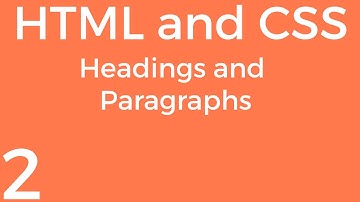 [Part 2] HTML and CSS for Beginners - Headings and Paragraphs