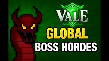 We Killed *GLOBAL BOSS HORDES* For This ONE REASON On A *NEW RSPS* ! (Vale RSPS Guide)