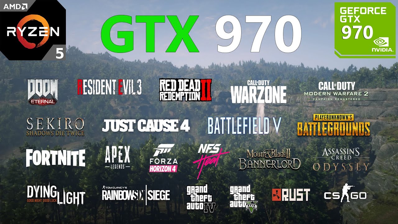 Gtx 970 Test In 25 Games In Youtube