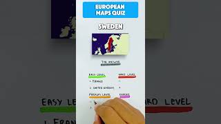 EUROPEAN MAPS CHALLENGE #geographyquiz  #guessthecountry #countryquiz #shorts