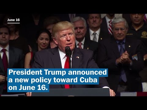 Video: Trump Endrer Politikk Med Cuba