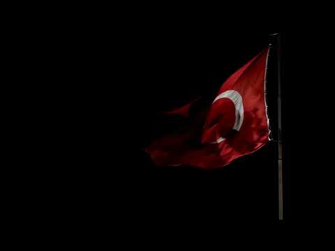 Dalgalanan Türk Bayrağı - Sessiz - Türk Bayrağı