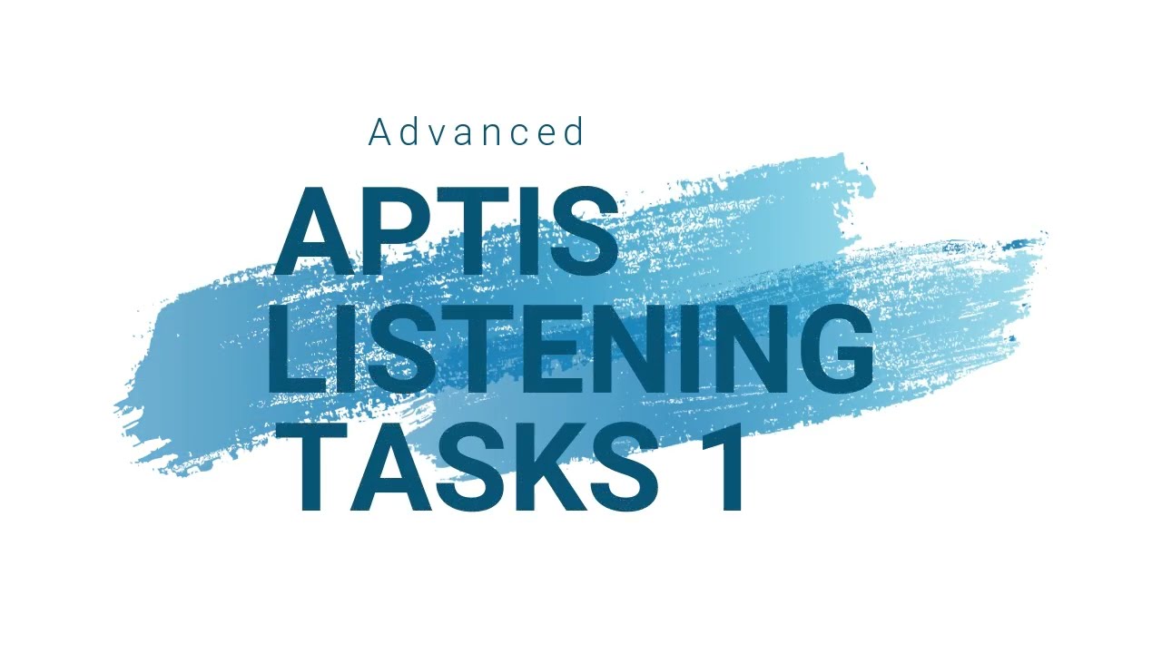 ADVANCED LISTENING TEST 1