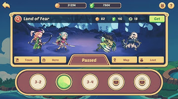 Idle Heroes (The Land of fear) Battlemode Gameplay 3-4