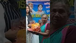 Distribution Of Sarees And Vegetables To The Elderly And Widows Through Shalom Trust