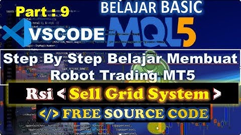 Simple Rsi Grid Sell System MQL5 Programming EA #Part 9