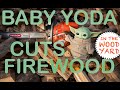 #190 - Baby Yoda Grogu Helps Cut Firewood!