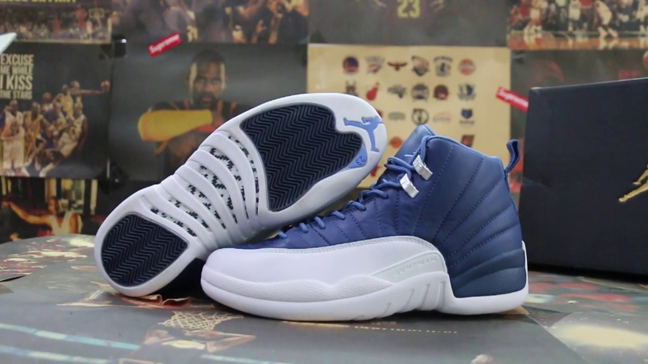 jordan 12 retro stone blue