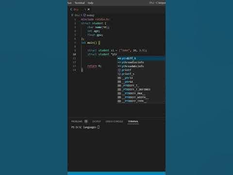 Pointer to Structure in C Language - Beginner's Tutorial - YouTube
