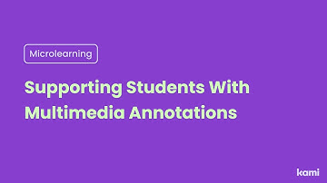 Supporting Students With Multimedia Annotations