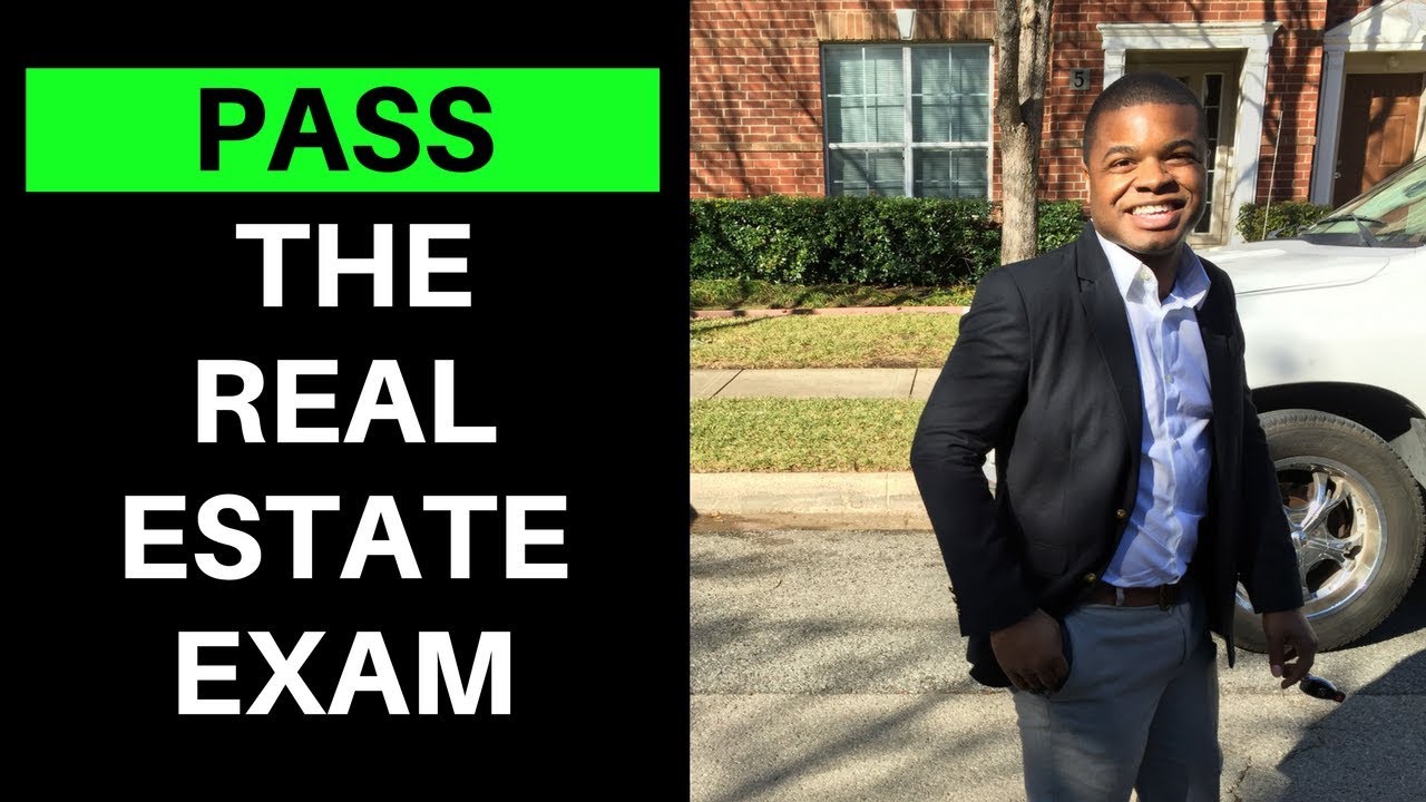 How to pass the real estate exam YouTube