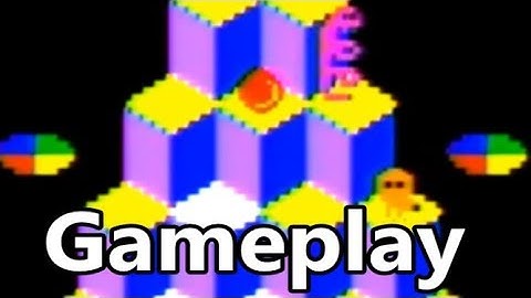 Qbert Intellivision Gameplay