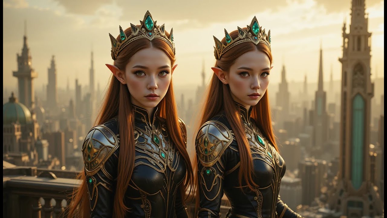 Chosen to Protect Twin Alien Princesses, a Human Is Drawn into Their ...