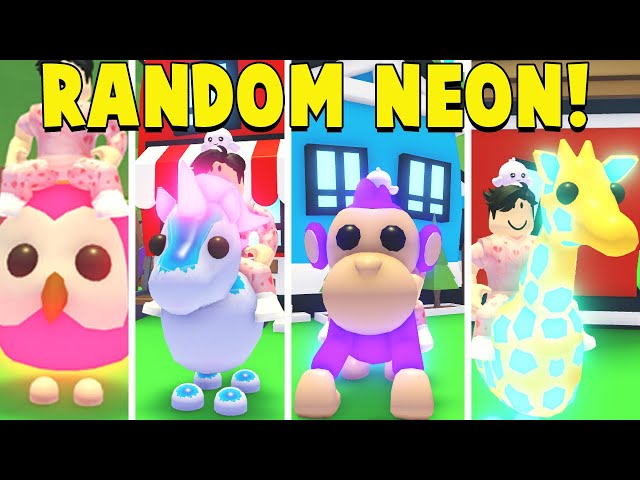 For Robux OR Adopt Me Pets (MLF: Neon Uncommons But Accepting