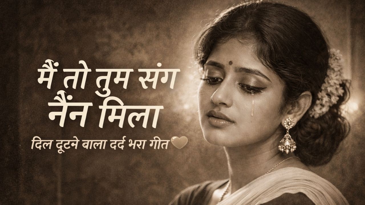मैं तोह तुम संग नैन मिला 😢 | Very Sad Love Song 2026 | Breakup Story Video | दर्द भरा गाना