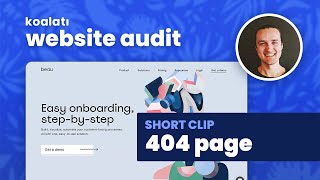 Customize your error pages (Beau website audit clip) screenshot 3