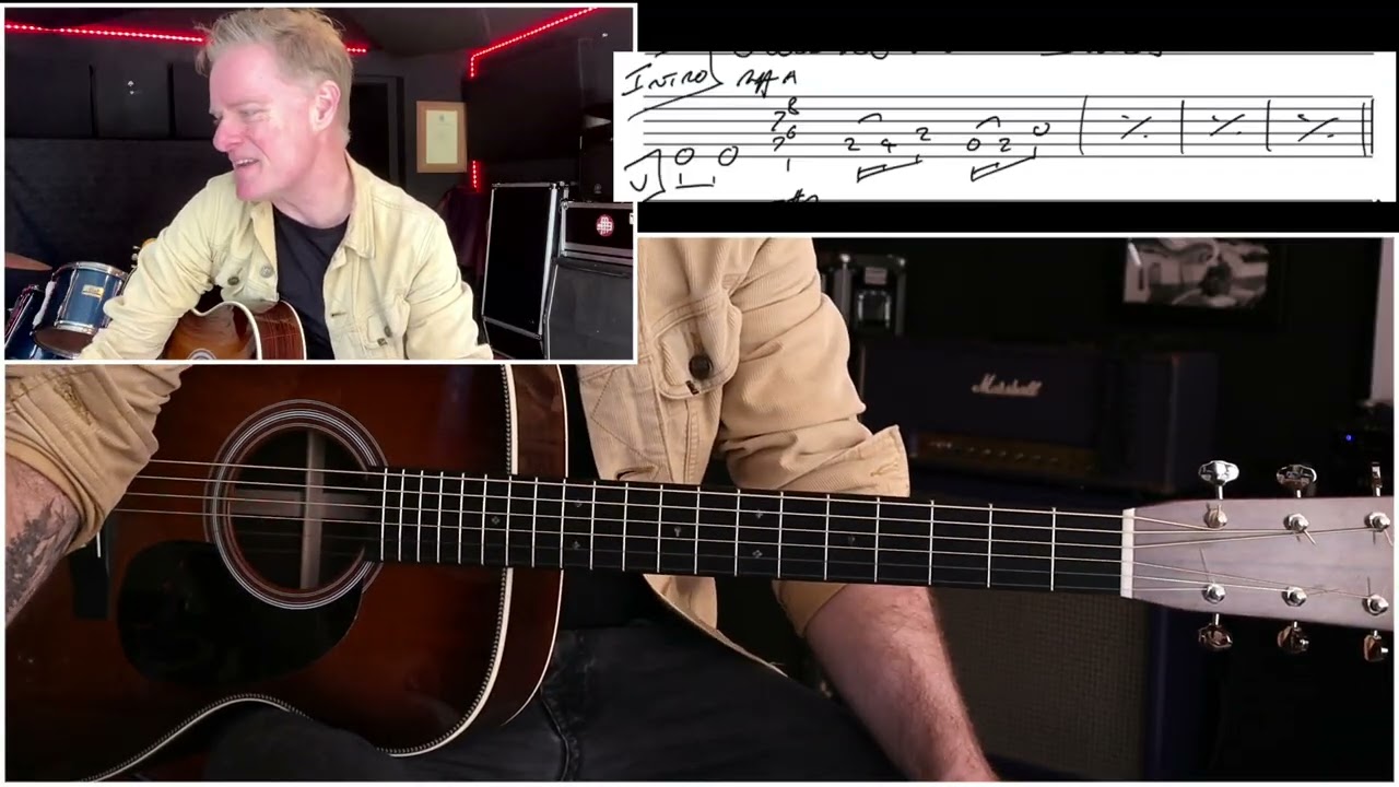 Eric Clapton - Outside Woman Blues - Acoustic Version Lesson