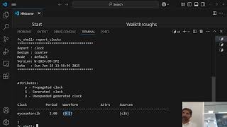 Live Interactive Timing Constraints Setup