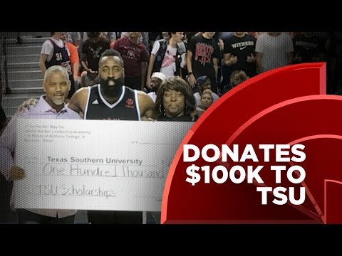 James Harden Donates $100K To Texas Southern University