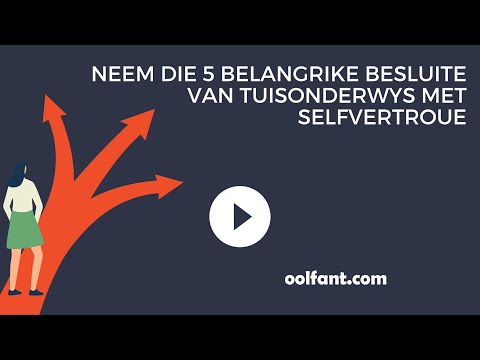 Video: Hoe Om Met Selfvertroue Te Begin Leef