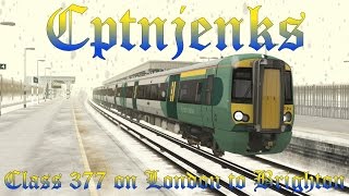 Class 377 on London to Brighton - Train Simulator