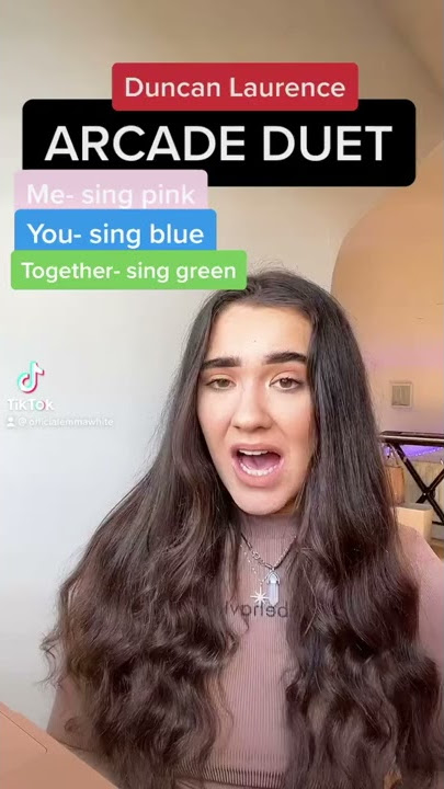 SING WITH ME CHALLENGE! ARCADE DUNCAN LAURENCE DUET! #shorts