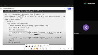 RL T32023 Week 6 Live session
