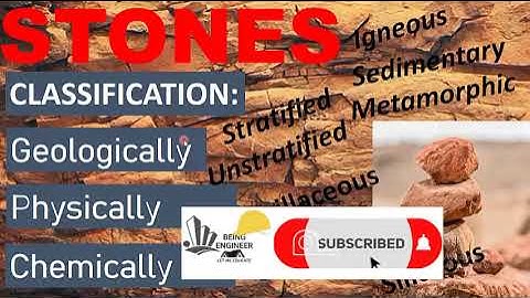 classification of Stones| Types of Stones |What is the geological classification of rocks?