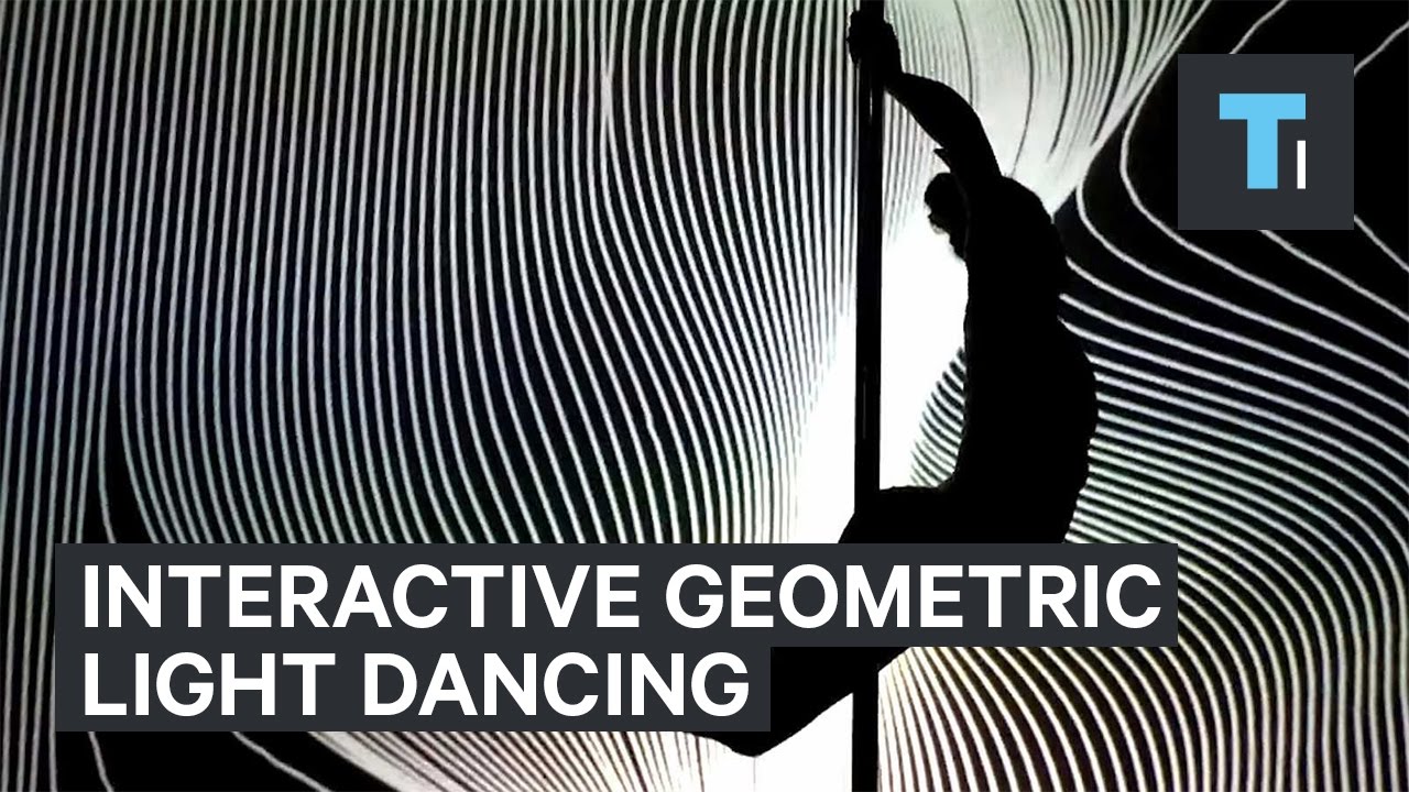 digital marketing Interactive light dance Genese by U-Machine