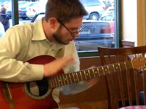 Joel Weik at Peaberrys Cafe in Simsbury, CT @ Robe...