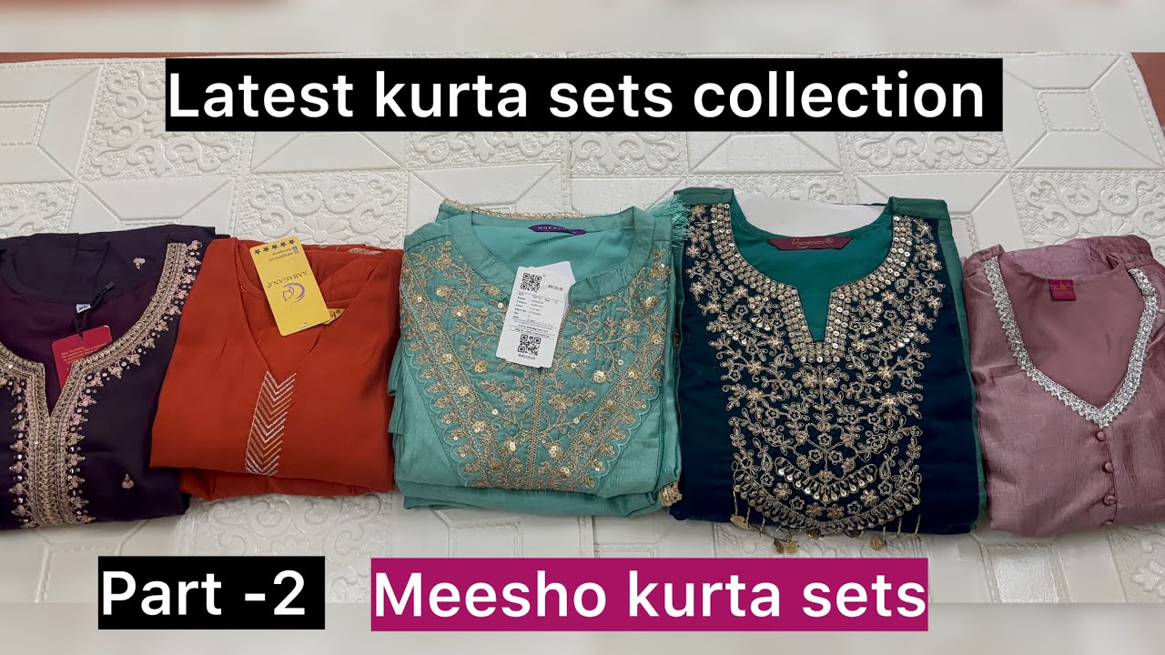 Latest collection kurta sets from meesho part 2 | latest launch on Meesho 
